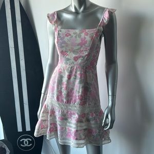 Beautiful floral print, lightweight  dress